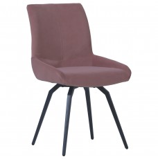 Nevada Medway Swivel Chair - Dusky Pink